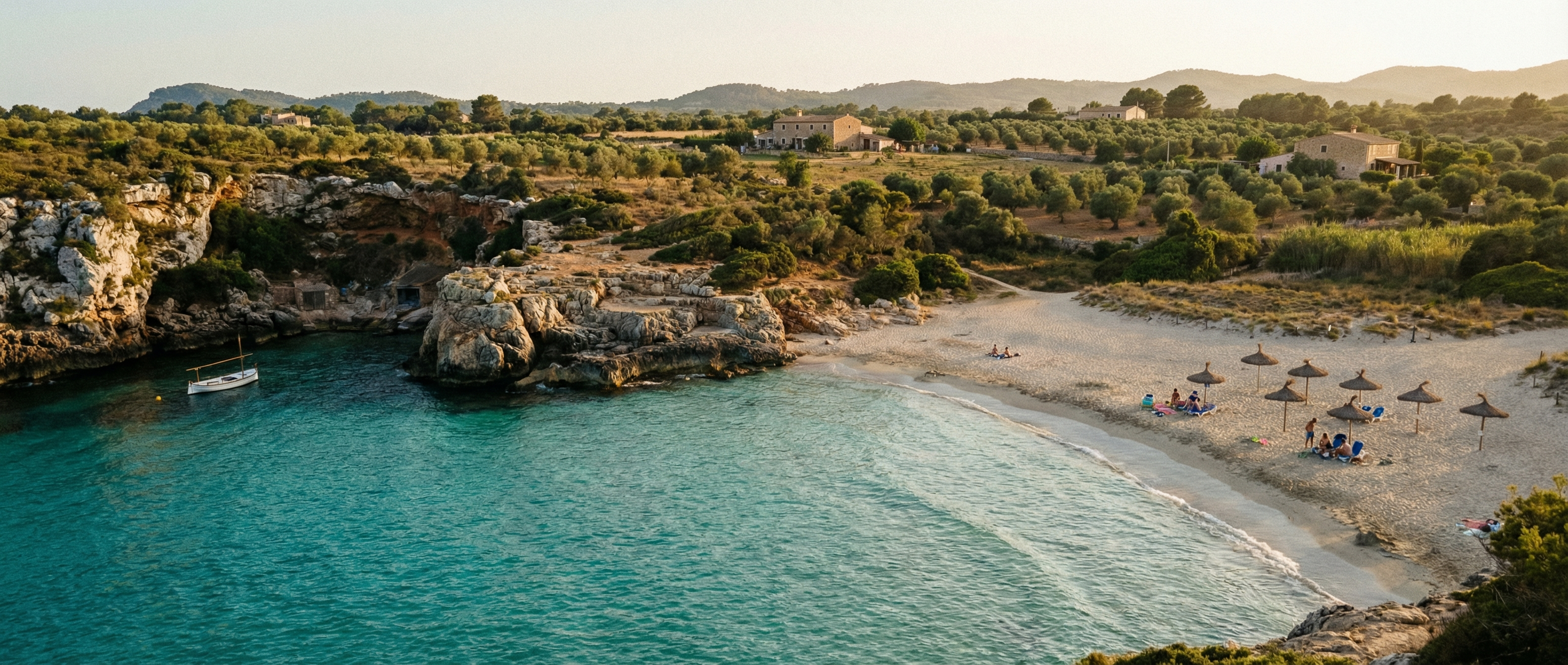 Süden Mallorcas mit paradiesischen Stränden